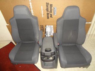FORD EXCURSION F250 F350 SUPERDUTY GRAY CLOTH FRONT POWER SEATS SEAT CONSOLE Automotive