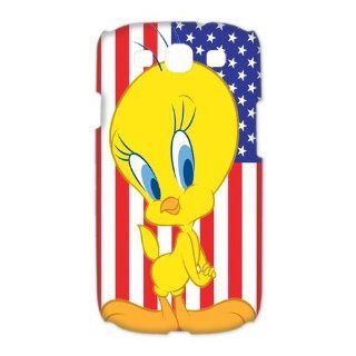 PhoneCaseDiy Cartoon Tweety Bird Custom Fantastic Cover Plastic Hard Case Design Cases For Samsung Galaxy S3 S3 AX51515 Cell Phones & Accessories