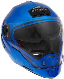 Stealth Phantom Convertible Helmet (Ultra Blue Metallic, Medium) Automotive