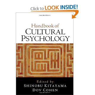 Handbook of Cultural Psychology 9781606236116 Medicine & Health Science Books @