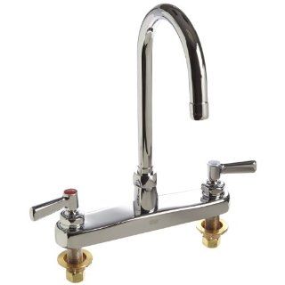 Zurn Z871B1 XL Kitchen Sink Faucet With 5 3/8" Gooseneck And Lever Handles. Touch On Kitchen Sink Faucets