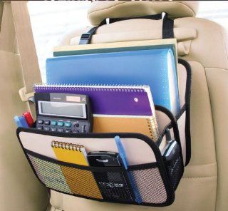 Auto Office Organizer (Cream)  Child Safety Car Seat Accessories  Baby