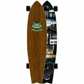 Arbor Mission Walnut Complete Skateboard   Assorted / 37" L x 8.875" W x 23" WB Automotive