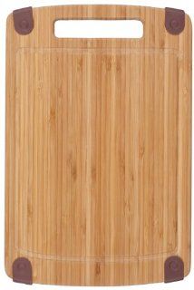 Mulberry by Genmert BambooCutting Board with Non Skid Silicone Feet, Medium Kitchen & Dining