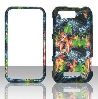2D Camo Leaves Motorola Photon Q LTE XT897 Sprint Case Cover Phone Snap on Cover Case Faceplates Cell Phones & Accessories