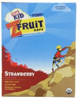 Clif Kid Organic ZFruit Ropes, Strawberry, 18 Count, 12.7 oz Health & Personal Care