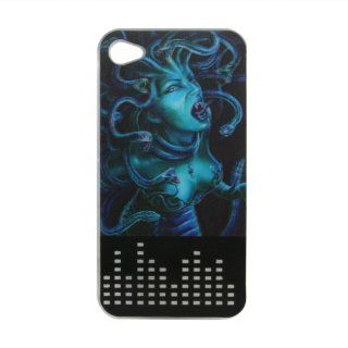 3d Dynamic Flashlight Call Medusa Hard Case Cover for Iphone 4/4s Cell Phones & Accessories