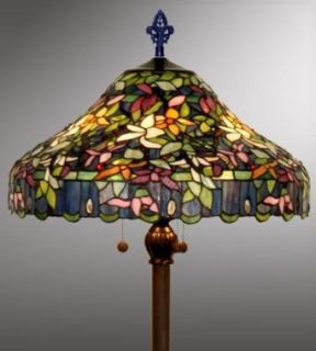 Tiffany Style Stained Glass Floor Lamp   VL120    