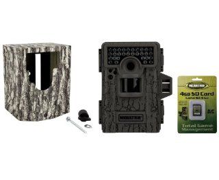 MOULTRIE Game Spy M 880 Low Glow Infrared Trail Camera + Security Box + SD Card  Hunting Game Cameras  Sports & Outdoors