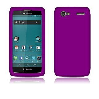 Motorola Electrify 2 XT881 Solid Purple Skin Cover Cell Phones & Accessories