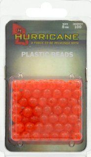 Hurricane Beads 8mm   100 Pack (Red)  Sports & Outdoors