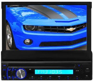 Lanzar SDINBT75 7 Inch Motorized Touchscreen TFT/LCD Monitor with DVD/CD//MP4/AM/FM/Bluetooth (Discontinued by Manufacturer)  Vehicle Dvd Players 