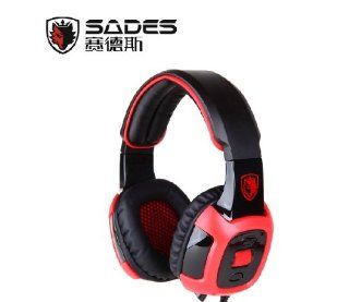 Real Sades Gaming Headset earphone Sa 906 High precision Sound Source Position and 7.1 Effects with 4d effect Computers & Accessories