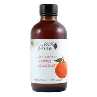 100% Pure Clementine Uplifting Vapor Bath  Bath Minerals And Salts  Beauty