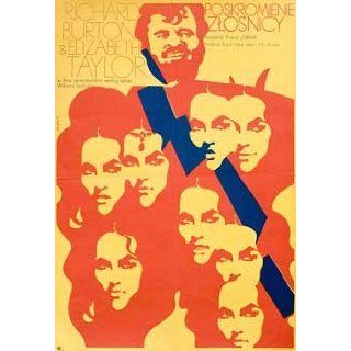The Taming of the Shrew 1967 Original Poland A1 Movie Poster Franco Zeffirelli Elizabeth Taylor Elizabeth Taylor, Richard Burton, Cyril Cusack, Michael Hordern Entertainment Collectibles