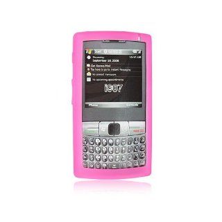 Hot Pink Soft Silicone Gel Skin Cover Case for Samsung Epix SGH i907 Cell Phones & Accessories