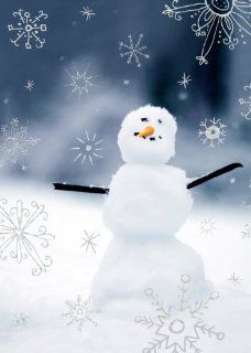 Marian Heath Boxed Christmas Cards, Snowman and Snowflakes, 15 Count (92656)  Cardstock Papers 