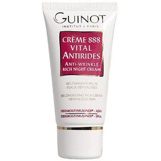 Guinot Anti Wrinkle Rich Night Cream 888  /1.6OZ  Facial Night Treatments  Beauty