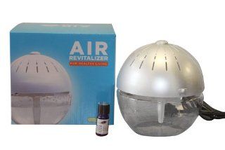 Unilution EcoGecko 75606 Silver H2O Earth Globe Air Revitalizer, Silver   Air Purifiers