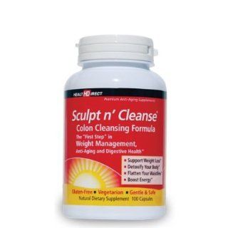 Health Direct   Sculpt n' Cleanse Colon Cleansing Formula 450 mg. Health & Personal Care