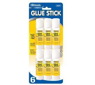 BAZIC 8g/0.28 Oz. Small Glue Stick, 6 Per Pack (Case of 72) (2027 72)  General Purpose Glues 