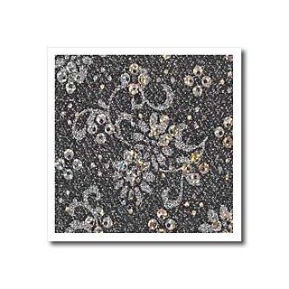 ht_17994_3 Lee Hiller Designs Glitter Prints   Silver Glitter Lace Fabric Print   Iron on Heat Transfers   10x10 Iron on Heat Transfer for White Material Patio, Lawn & Garden