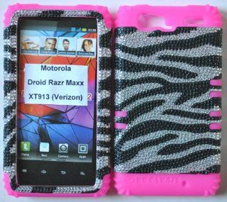 2 in 1 Hybrid Case Protector for Verizon Motorola Droid Razr XT913 Phone Cell Phones & Accessories