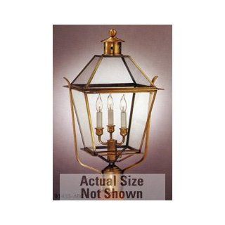 Darien The 914 Series Post Lantern w/ Side Straps by Genie House   91415   Outdoor Post Lights