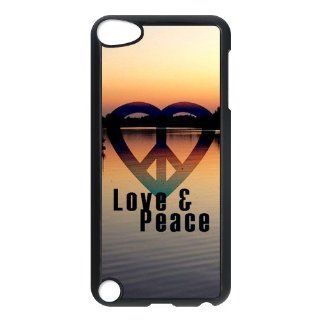Custom Peace Case For Ipod Touch 5 5th Generation PIP5 893 Cell Phones & Accessories