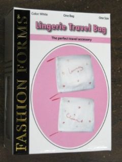 Fashion Forms Travel Lingerie Bag (894) one size/White
