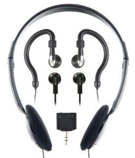 Sentry HO894 Headphone with 2 Way Splitter Plug   3 Pack Electronics