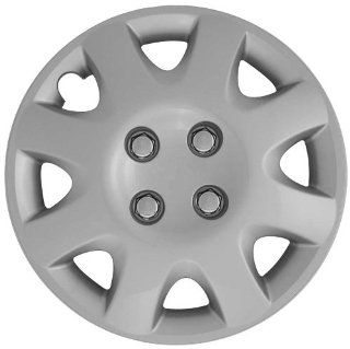 CCI IWCB895 14S 14 Inch Clip On Silver Finish Hubcaps   Pack of 4 Automotive