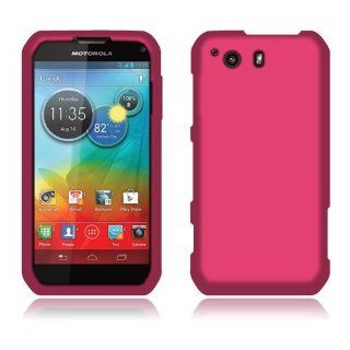 Motorola Photon Q XT897 Hot Pink Rubberized Cover Cell Phones & Accessories