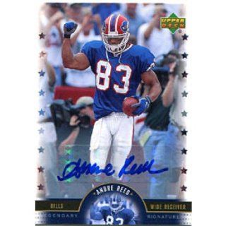 Andre Reed Autographed / Signed 2005 Upper Deck Card Sports Collectibles