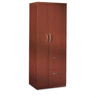 Aberdeen Series Personal Storage Tower, Box 1 Of 2, 24w x 24d x 68 3/4h, Cherry  Off Surface Shelves 