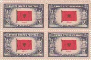 Albania Set of 4 x 5 Cent US Postage Stamps NEW Scot 919 