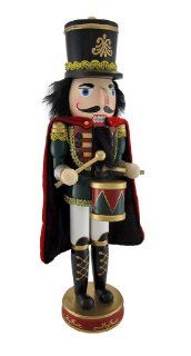 Decorative Wooden Soldier Nutcracker with Drum 18 In.   Decorative Christmas Nutcrackers