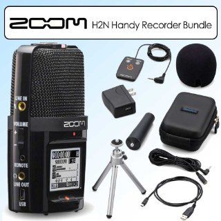 Zoom H2n Handy Handheld Digital Multitrack Recorder Bundle with APH 2n Accessory Pack Musical Instruments