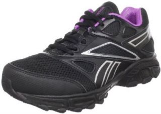 Reebok Women's Trail Fogcutter Running Shoe, Black/Silver/Primo Purple, 10.5 M US Shoes