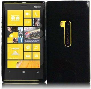 Nokia Lumia 920 ( AT&T ) Phone Case Accessory Charming Black TPU Skin Cover with Free Gift Aplus Pouch Cell Phones & Accessories
