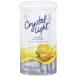 Crystal Light Lemonade Drink Mix (8 Quart), 2.1 Ounce Packages (Pack of 6)  Powdered Fruit Punch Soft Drink Mixes  Grocery & Gourmet Food