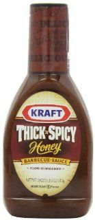 Kraft Spicy Honey Barbecue Sauce, 18 Ounce Jars (Pack of 4)  Grocery & Gourmet Food