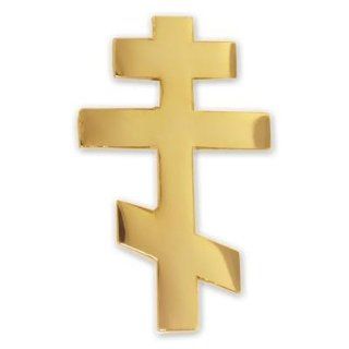 Eastern Orthodox Patriarchal Cross Religious Lapel Pin Jewelry