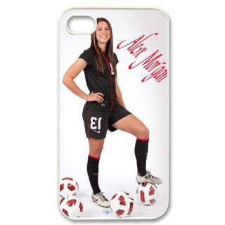 American Soccer Player Alex Morgan Protective Hard Case Cover for Iphone 4/4s   One Piece Snap on Case DPC 10389 (2) Cell Phones & Accessories