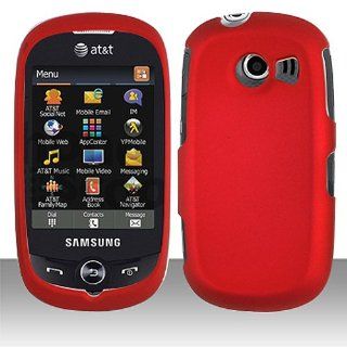 Red Hard Cover Case for Samsung Flight II 2 SGH A927 Cell Phones & Accessories
