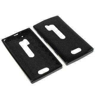 HR TPU Sleeve Gel Cover Skin Case for Verizon Nokia Lumia 928  Black Cell Phones & Accessories