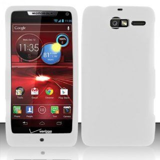 For Motorola Droid RAZR M 4G LTE XT907 (Verizon) Silicon Skin Case   White SC Cell Phones & Accessories