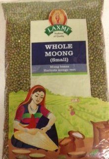 Laxmi Whole Moong (Mung) Beans, Small, 2 Lb, 907 Grams  Dried Green Peas  Grocery & Gourmet Food