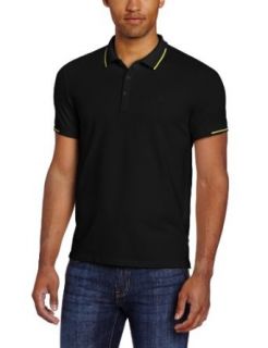 Calvin Klein Sportswear Men's Short Sleeve 3 Button Shirt, Citrus Leaf, XX Large at  Mens Clothing store