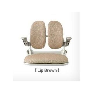 Duorest DR 930GH Lip Brown, Ergonomic Portable Folding Floor Chair with Dual Backrest   Lip Brown Fabric   Tatami